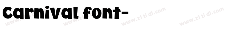 Carnival font字体转换